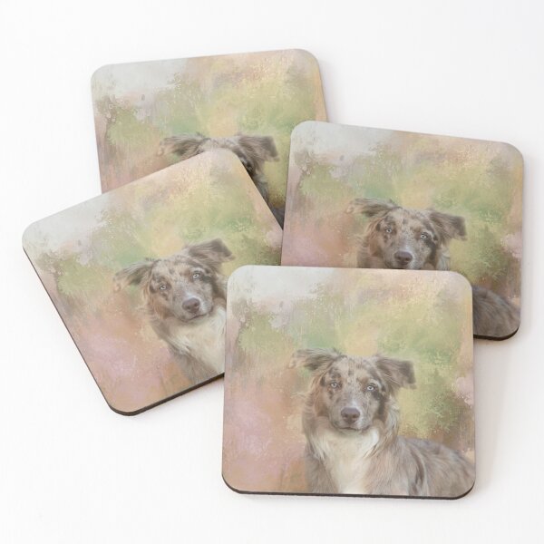 Item preview, Blue Merle Bicolor Australian Shepherd One designed and sold by Elisabeth Lucas.