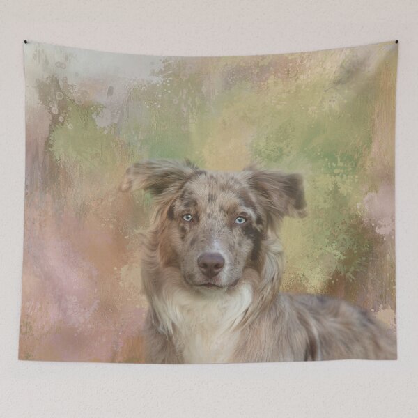 Item preview, Blue Merle Bicolor Australian Shepherd One designed and sold by Elisabeth Lucas.
