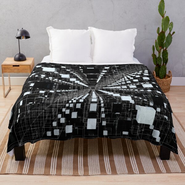 Item preview, 3D Cube Infinity Space -Black and White- designed and sold by lematworks.