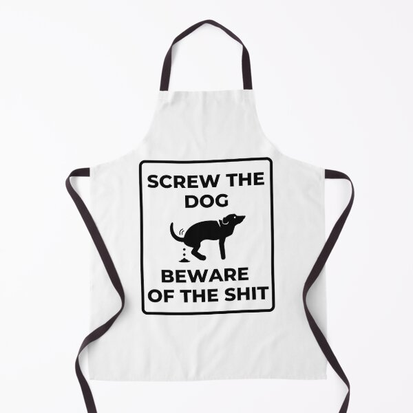 Item preview, Screw The Dog Beware Of The Shit designed and sold by StickerBulls.