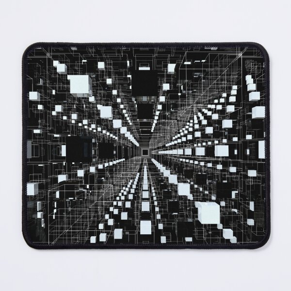 Item preview, 3D Cube Infinity Space -Black and White- designed and sold by lematworks.