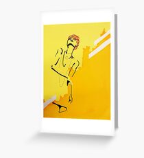 High and Dry contour one Greeting Card