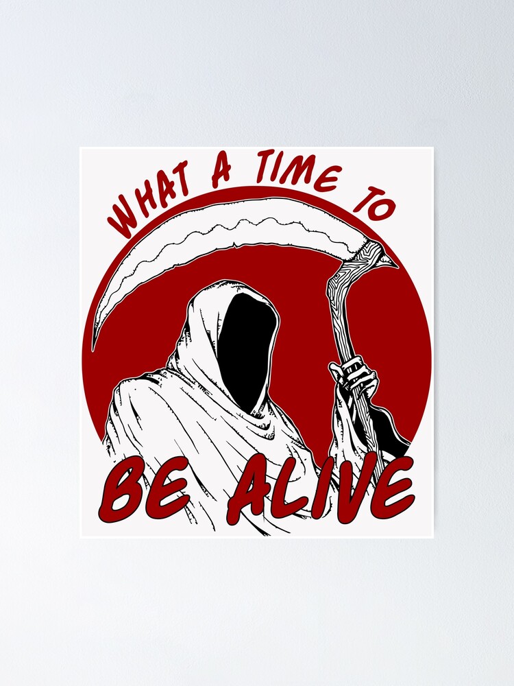 "What A Time To Be Alive" Poster for Sale by Keep23 Redbubble