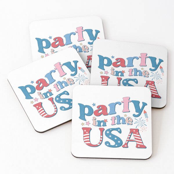 Item preview, Retro Blue and Red Party in the USA, Memorial Day, 4th of July designed and sold by andieartco.