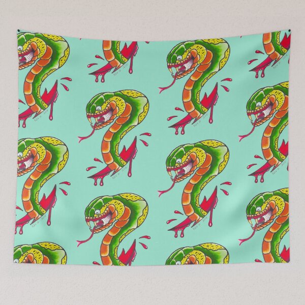 Item preview, Snake Tattoo - Art By Kev G designed and sold by ArtByKevG.