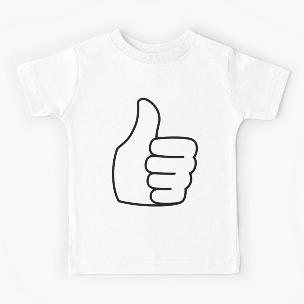 Boys Skateboard Thumbs Up Printed T-Shirt