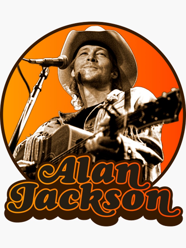 Alan Jackson Sticker By Charlenes3420kk Redbubble