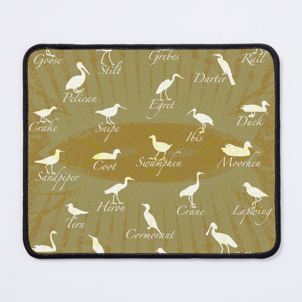 Item preview, Shorebirds Silhouette - green designed and sold by 40degreesSouth.