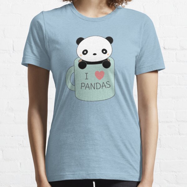 Kawaii Panda Coffee Gifts Merchandise Redbubble - aesthetic panda t shirt roblox