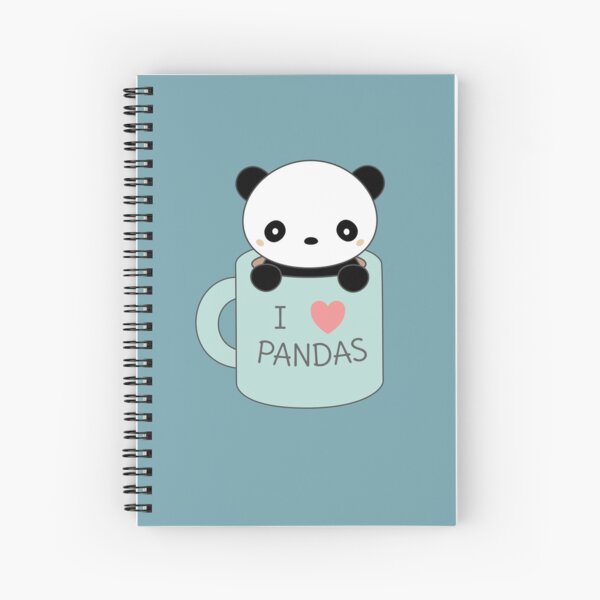 Kawaii Panda Notebook: Cute Panda Bear Gift For Panda Lovers Lined 120  Pages 6x9 Journal