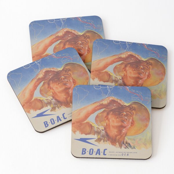 Item preview, 1946 BOAC Speedbird Routes Across The World - British Overseas Airways Corporation in association with Qantas Empire Airways, South African Airways & Tasman Empire Airways designed and sold by SuperMerchMan.