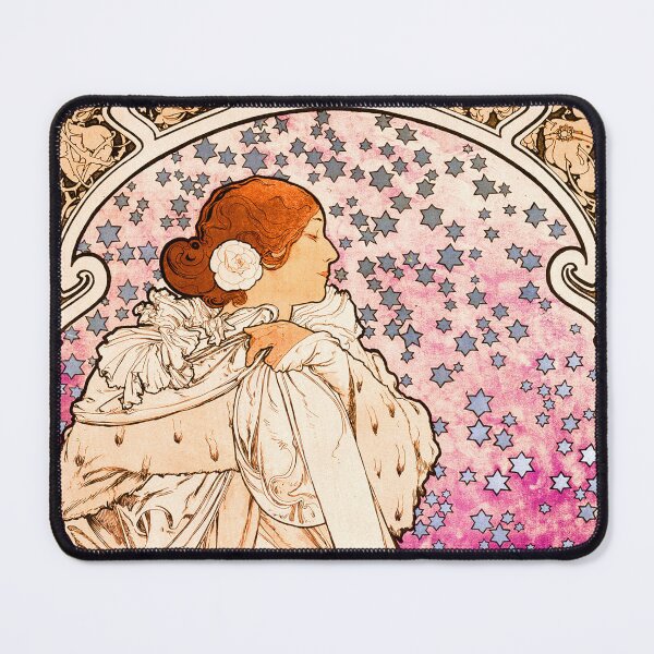 Artikelvorschau, Jugendstil Sarah Bernhardt von Alphonse Maria Mucha, Vintage Theater Poster, Alfons Mucha, Mucha Alphonse Kunst, entworfen und verkauft von Tamas Das.