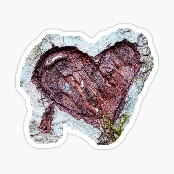 Heart of Wood Sticker
