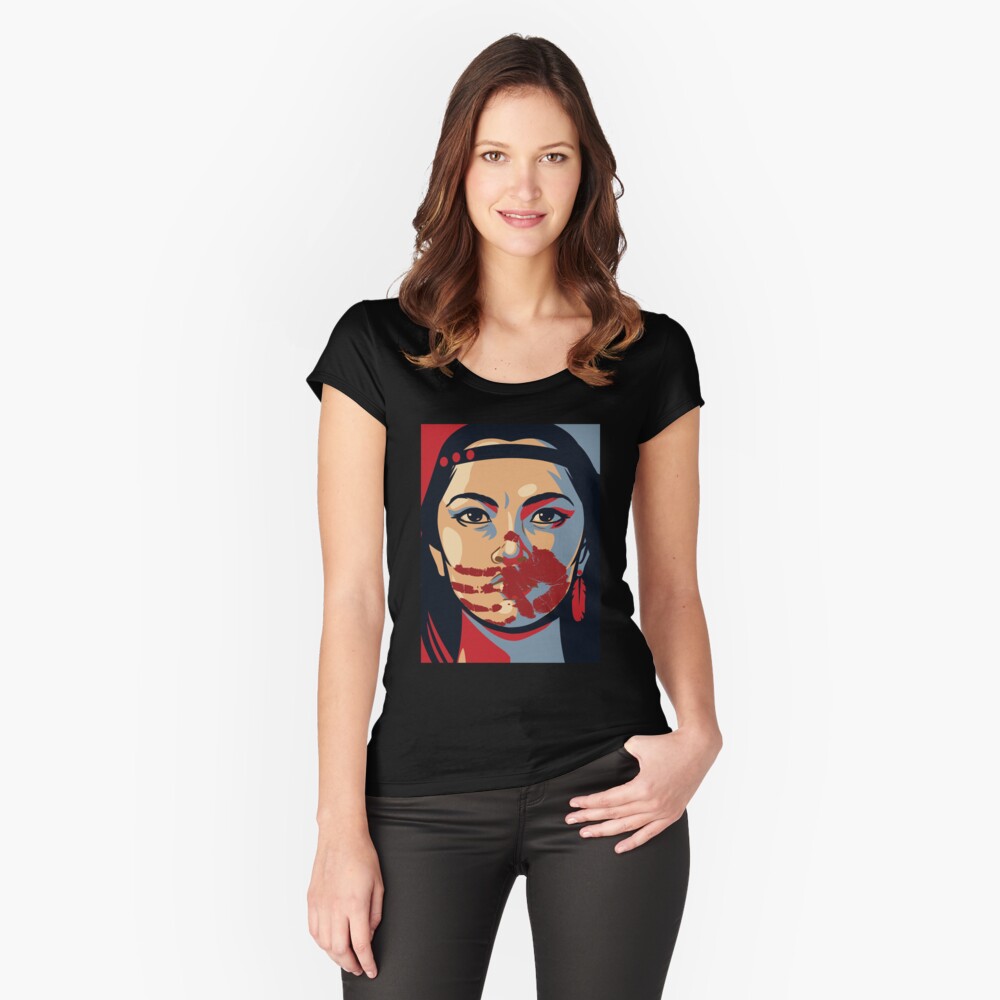 Item preview, Fitted Scoop T-Shirt designed and sold by Despertar1111Co.