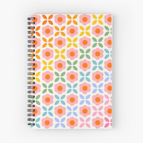 Item preview, Retro Flower Pattern - rainbow designed and sold by Gale Switzer.