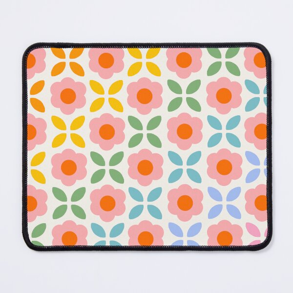 Item preview, Retro Flower Pattern - rainbow designed and sold by Gale Switzer.