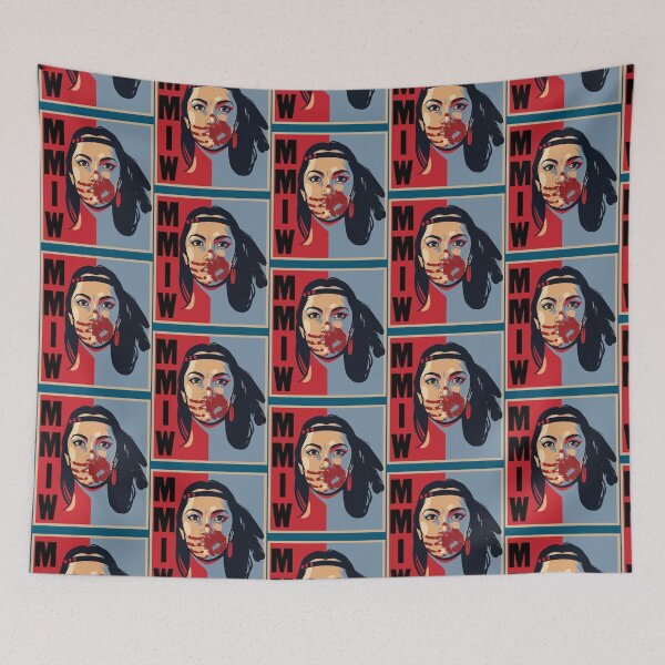 Item preview, MMIW Awareness Native American Woman Artwork For The Missing and Murdered Indigenous Women designed and sold by Despertar1111Co.