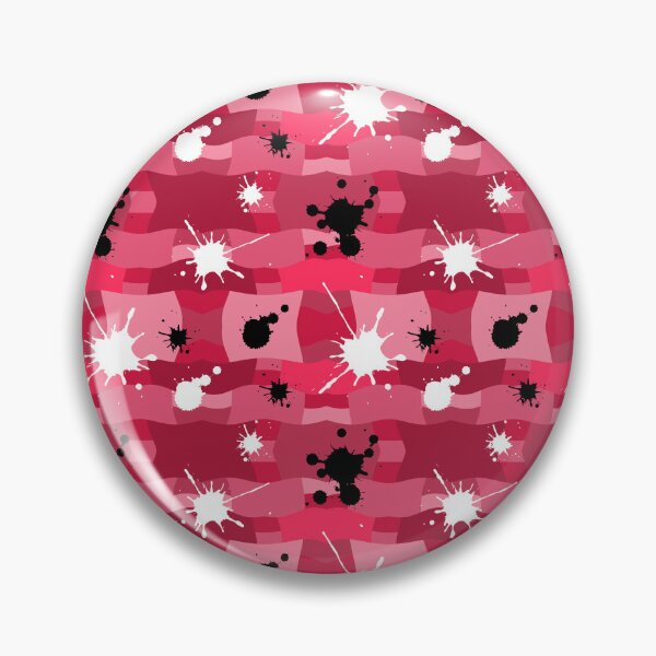Item preview, Pink Camouflage with Black and White Ink Spots Pattern designed and sold by quinellie.