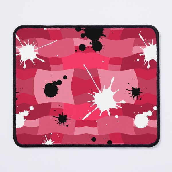 Item preview, Pink Camouflage with Black and White Ink Spots Pattern designed and sold by quinellie.
