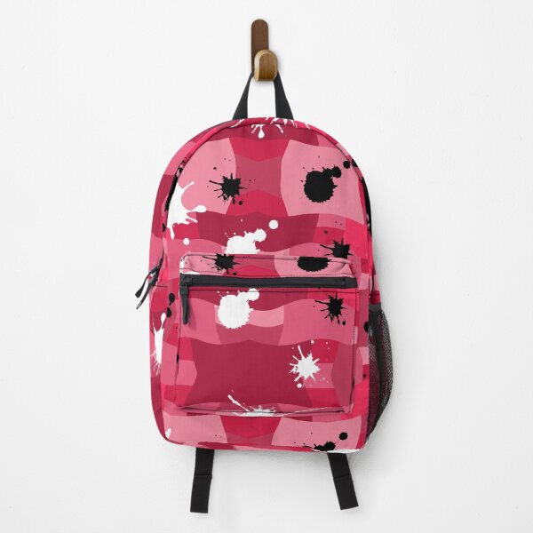 Item preview, Pink Camouflage with Black and White Ink Spots Pattern designed and sold by quinellie.