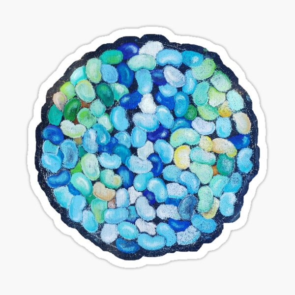 Earthly Jelly Beans Sticker