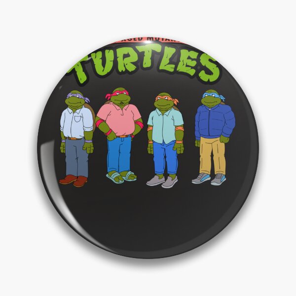 Item preview, Middle-Aged Mutant Ninja Turtles Classic designed and sold by beceraj.