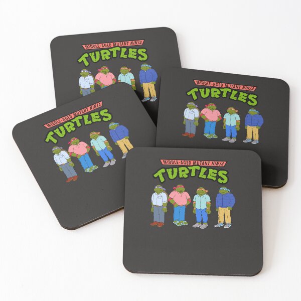Item preview, Middle-Aged Mutant Ninja Turtles Classic designed and sold by beceraj.