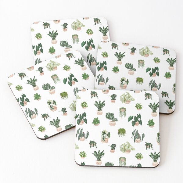 Item preview, Trendy Plant Art, House Plants Pattern 2 designed and sold by Ana Moguš.