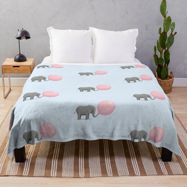 Jumbo Bubble Gum Throw Blanket