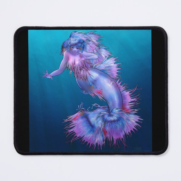 Item preview, Glossy Betafish Mermaid designed and sold by HoneyPottsArt.