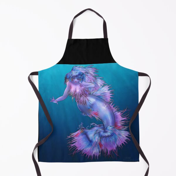 Item preview, Glossy Betafish Mermaid designed and sold by HoneyPottsArt.