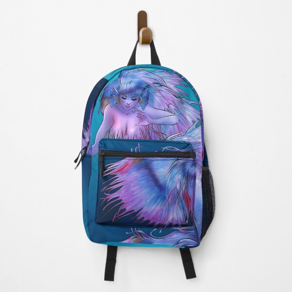 Item preview, Glossy Betafish Mermaid designed and sold by HoneyPottsArt.