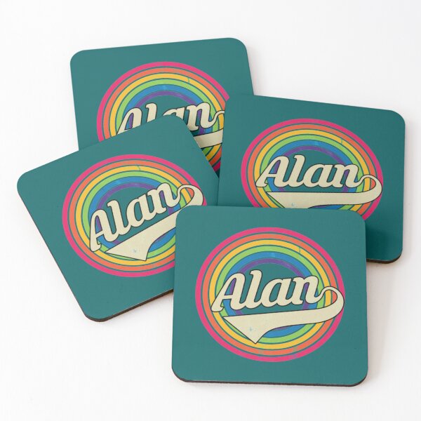 Item preview, Alan - Retro Rainbow Faded-Style   designed and sold by AlexisShop123.
