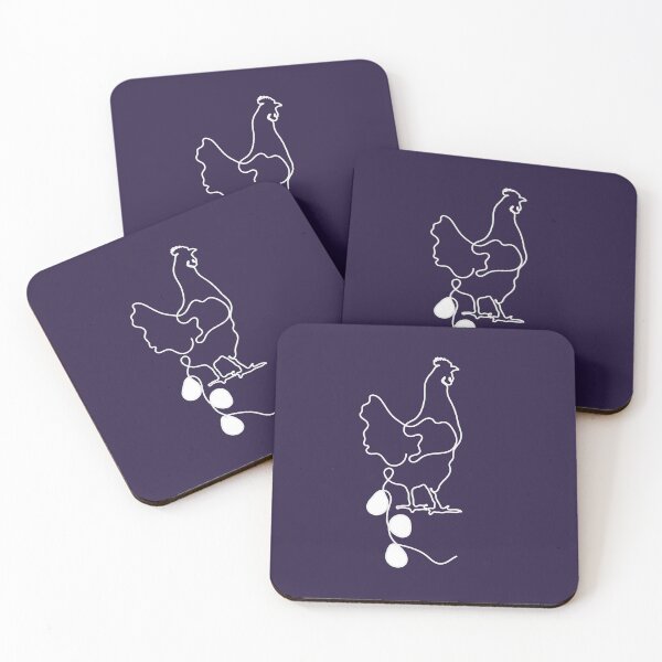 Item preview,  Nice Simple Line Art, Poultry Lover-Community, White Egg Strain Hens, Proud to be Poultry Expert and Farmer designed and sold by The Commitment.