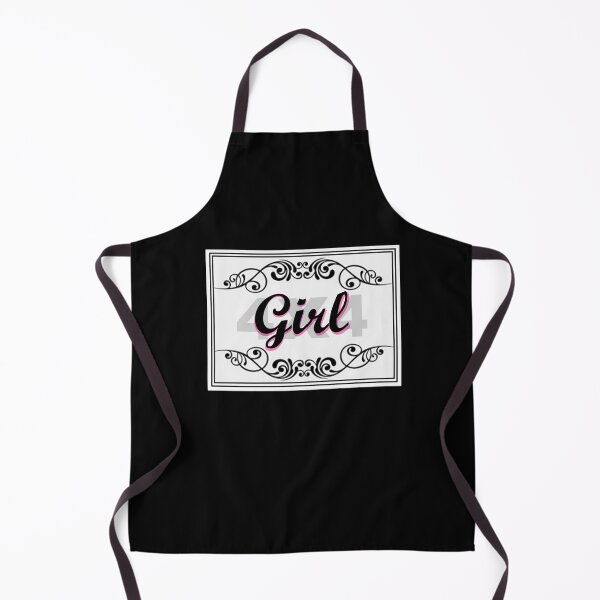 Item preview, 4x4 Girl - Black and Pink Text in Scroll Border designed and sold by MountMercantile.