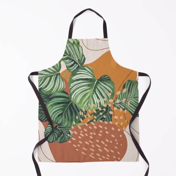 Item preview, Mid century modern calathea orbifolia plant illustration 2 designed and sold by Ana Moguš.