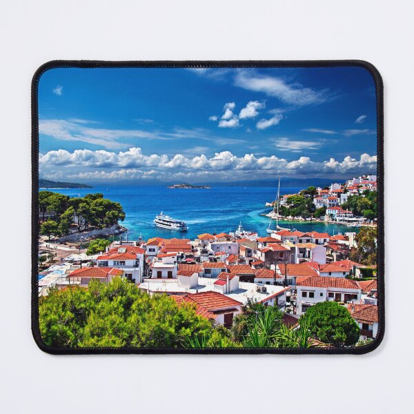 Item preview, The old port of Skiathos designed and sold by Hercules Milas.