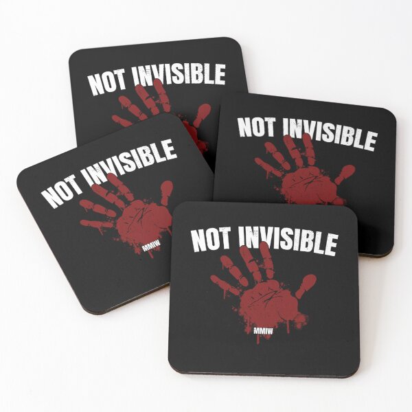 Item preview, MMIW Not Invisible I Stolen Sisters Red Hand MMIW Awareness   designed and sold by Despertar1111Co.