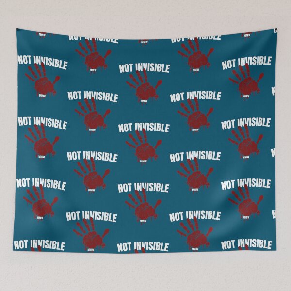 Item preview, MMIW Not Invisible I Stolen Sisters Red Hand MMIW Awareness   designed and sold by Despertar1111Co.