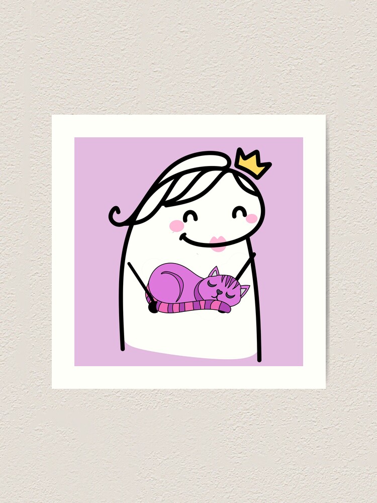 Flork Mom Of Cats Flork Cat Lover Queen Of Cats Art Print For Sale By Utopiaxd Redbubble 