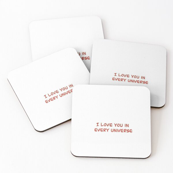 Item preview, I love you in every universe quote designed and sold by andreaariass.