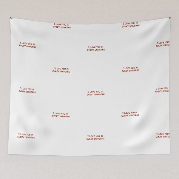 Item preview, I love you in every universe quote designed and sold by andreaariass.