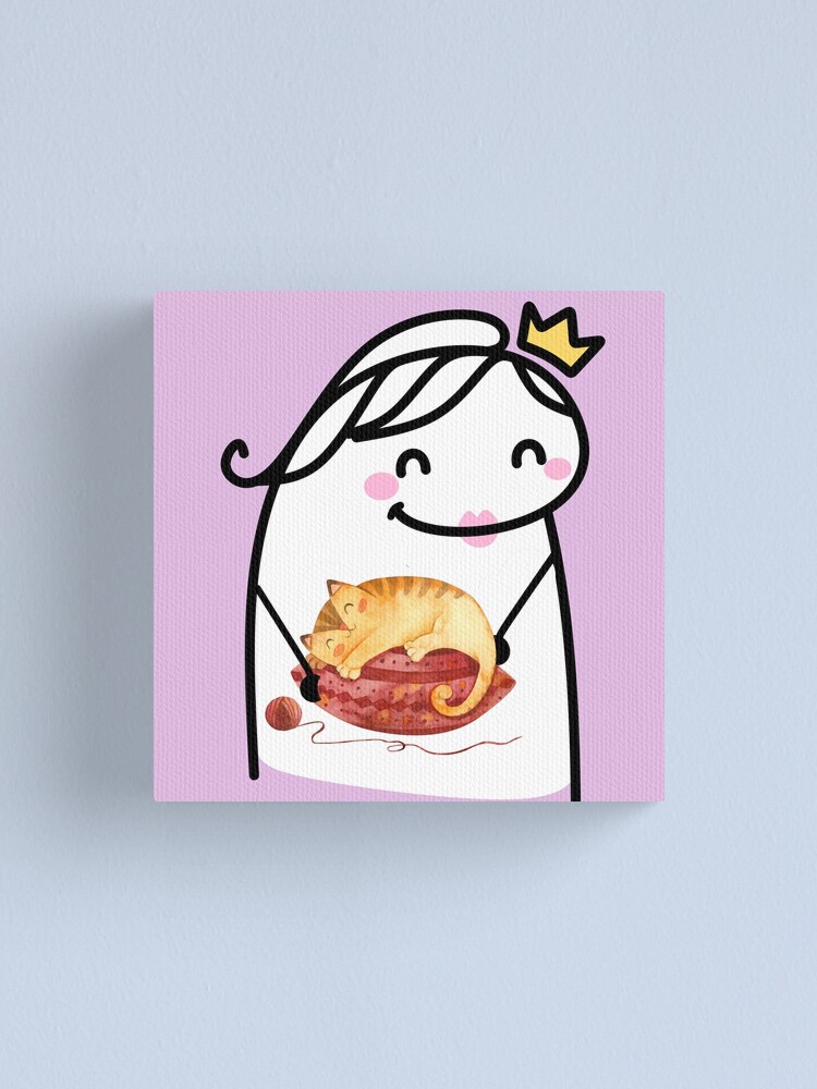 Flork Mom Of Cats Flork Cat Lover Queen Of Cats Canvas Print By Utopiaxd Redbubble 