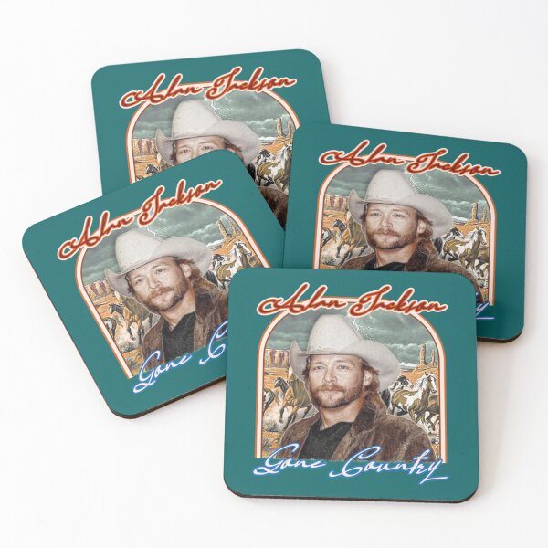 Item preview, Homenaje retro a Alan Jackson Gone Country designed and sold by AlexisShop123.