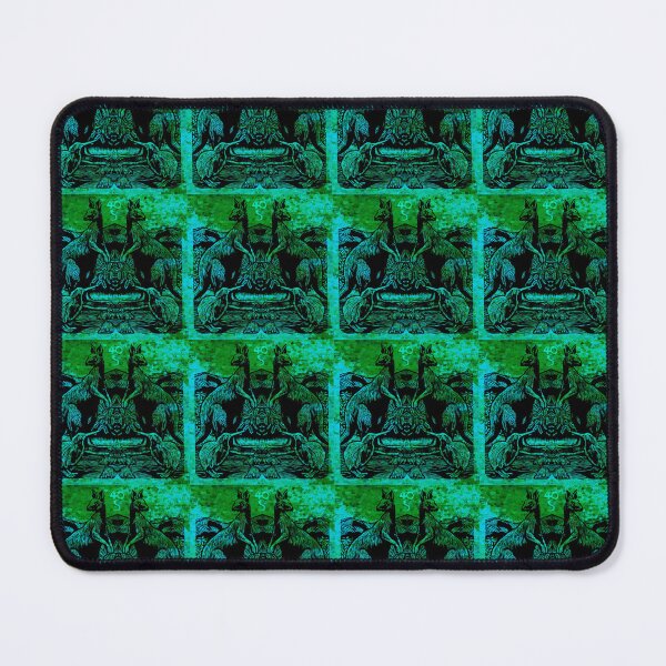 Item preview, Kangaroo and Kiwi mirrored pattern - blue green designed and sold by 40degreesSouth.
