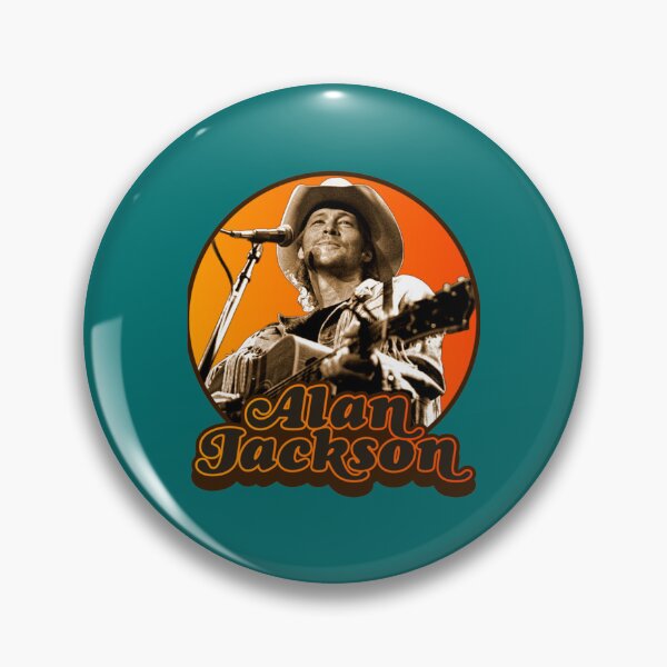 Item preview, Alan Jackson ))(( Retro Style  Country Fan   designed and sold by AlexisShop123.