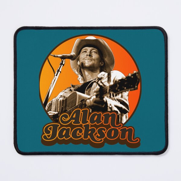 Item preview, Alan Jackson ))(( Retro Style Country Fan designed and sold by AlexisShop123.