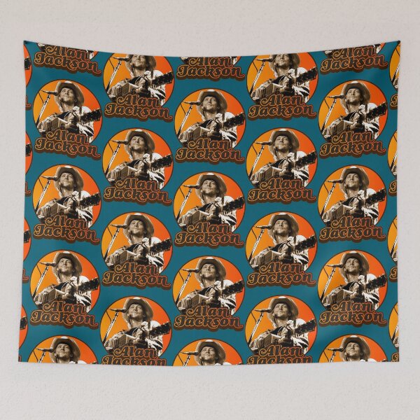 Aperçu de l'œuvre Alan Jackson ))(( Fan de country de style rétro créée et vendue par AlexisShop123.