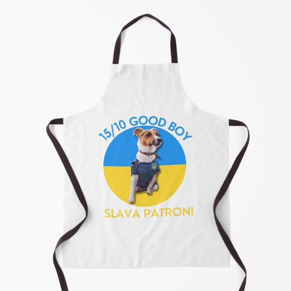Item preview, Patron Ukraine sticker & Tee | Patron the bomb sniffing Dog essential t shirt | Ukraine Dog  designed and sold by sugarcube1999.