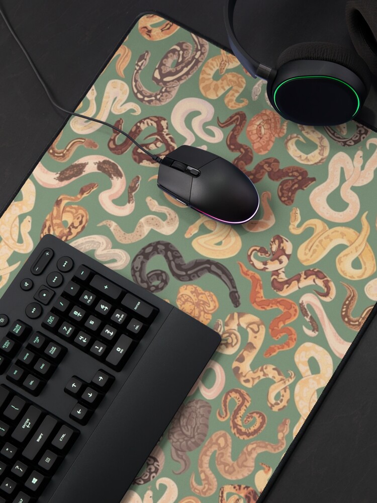 Thumbnail 4 of 5, Mouse Pad, Guacamole flavored noodles designed and sold by Colordrilos.